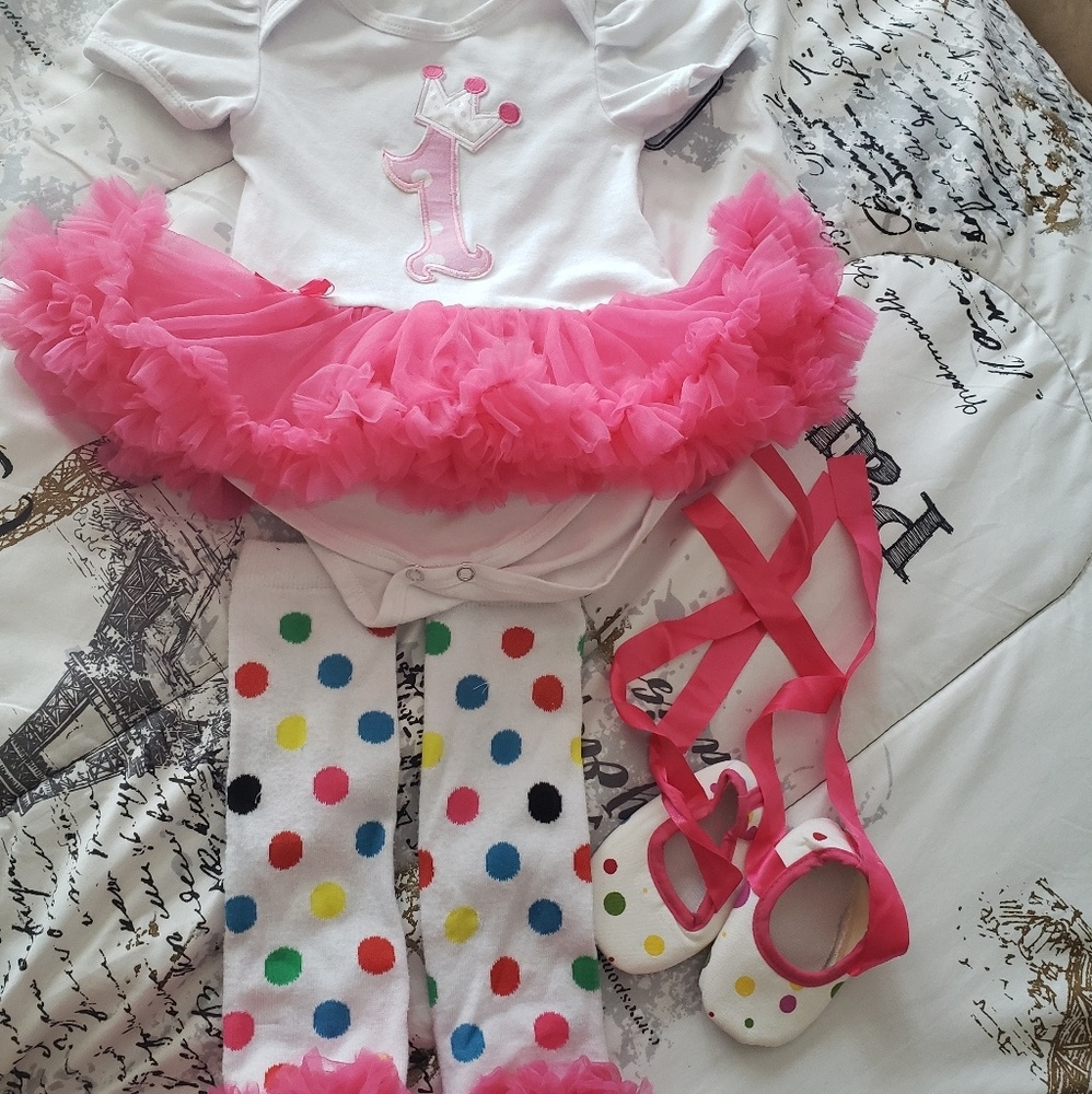 1st birthday baby girl outfit